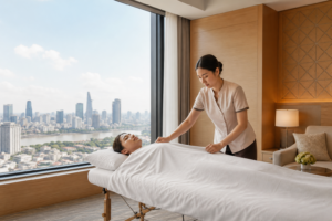 Massage tại phòng khách sạn Hồ Chí Minh với kỹ thuật viên chuyên nghiệp và không gian riêng tư
